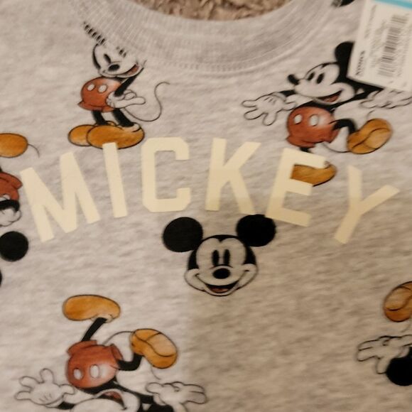 New Disney I Jumping Beans Mickey Mouse Crewneck Sweatshirt 3 Months - Picture 2 of 4